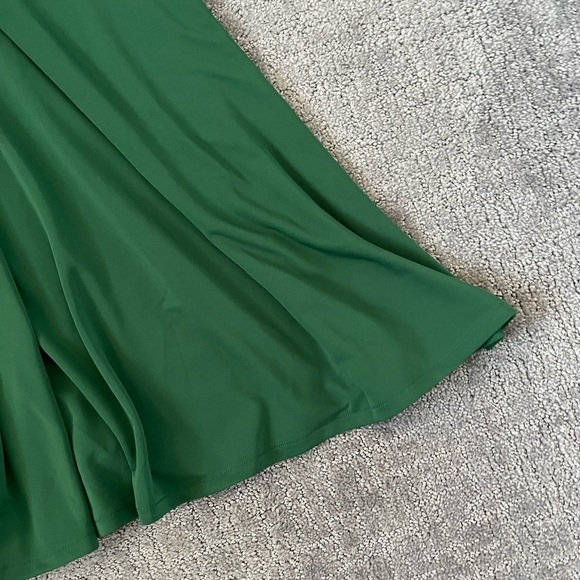 Ann Taylor Matte Jersey Knot Front MIDI Dress - Picture 3 of 6